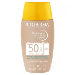 Bioderma Photoderm Nude Touch, podkład mineralny z filtrem SPF 50+, kolor ciemny, 40 ml