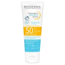 Bioderma Photoderm Pediatrics Mineral SPF 50+, fluid mineralny do skóry wrażliwej i alergicznej dla dzieci, 50 g