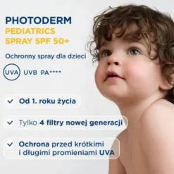 Bioderma Photoderm Pediatrics, ochronny spray dla dzieci SPF 50+, 200 ml