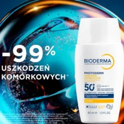 Bioderma Photoderm XDefense Ultra-Fluid, ochronny ultralekki fluidSPF 50+, bezbarwny, 40 ml