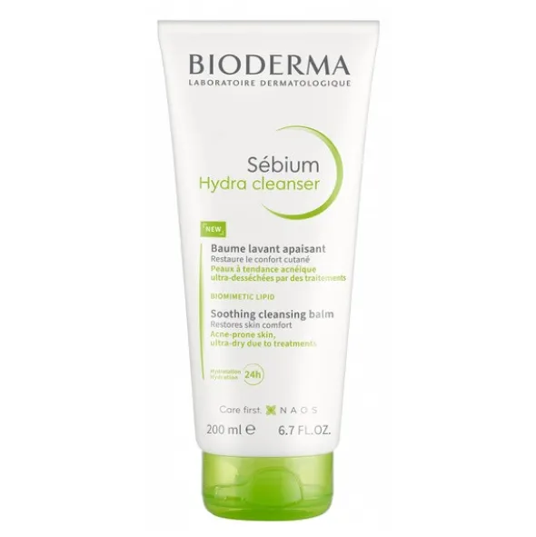 Bioderma Sebium Hydra cleanser, oczyszczająca emulsja kojąca, 200 ml