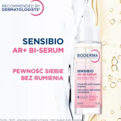 Bioderma Sensibio AR+BI, serum do skóry wrażliwej, 30 ml