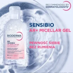 Bioderma Sensibio AR+ Micellar Gel, żel micelarny do skóry wrażliwej, 250 ml