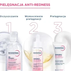 Bioderma Sensibio AR+ Micellar Gel, żel micelarny do skóry wrażliwej, 250 ml
