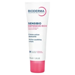 Bioderma Sensibio Defensive Rich, krem do skóry wrażliwej i ultrawrażliwej, bogata konsystencja, 40 ml