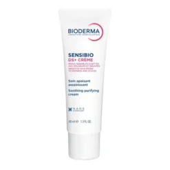 Bioderma Sensibio DS+ Creme, krem przeciw podrażnieniom, zmiękczający i wygładzający naskórek, 40 ml