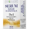 Bioelixire, serum silikonowe do włosów, Jedwab + Witamina A + koenzym Q10 + Filtr UV, 20 ml