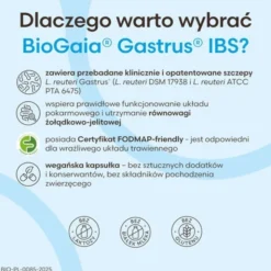 Biogaia Gastrus IBS, kapsułki, 60 szt.
