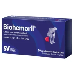 Biohemoril, 2 g, czopki przeciw hemoroidom, 10 szt.