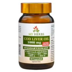 Bio Herbs Cod Liver Oil, kapsułki, 60 szt.