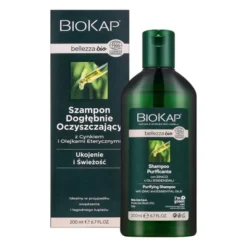 Biokap Belleza BIO, szampon dogłębnie oczyszczający, 200 ml