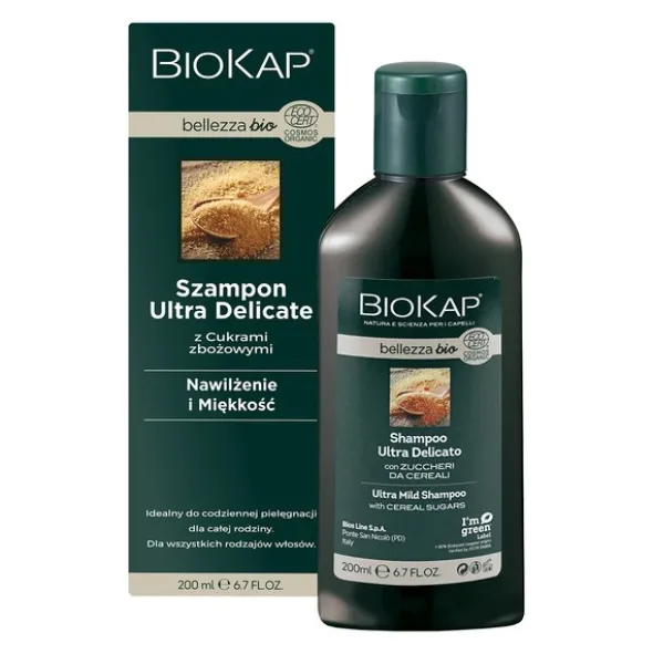 Biokap Belleza BIO, szampon Ultra Delicate, 200 ml