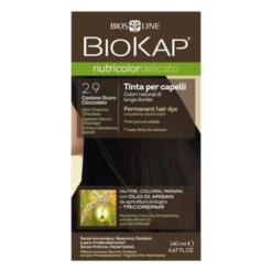 Biokap Nutricolor Delicato, farba do włosów, 2.9 ciemny czekoladowy kasztan, 140 ml
