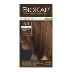 Biokap Nutricolor Delicato Rapid, farba do włosów 6.3 ciemny złoty blond, 135 ml