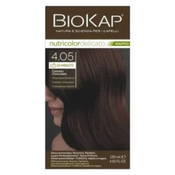 Biokap Nutricolor Delicato Rapid, farba do włosów 4.05 czekoladowy kasztan, 135 ml