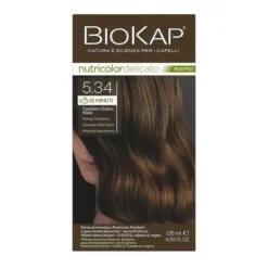 Biokap Nutricolor Delicato Rapid, farba do włosów 5.34 miodowo–kasztanowy, 135 ml