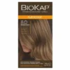 Biokap Nutricolor, farba do włosów, 8.0 jasny blond, 140 ml