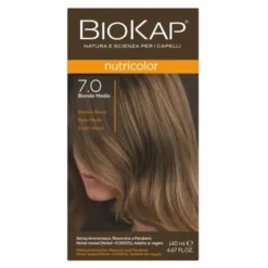 Biokap Nutricolor, farba do włosów, 7.0 średni blond, 140 ml