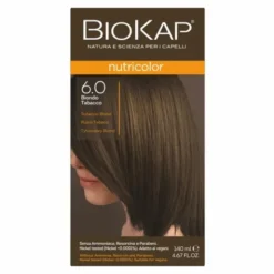 Biokap Nutricolor, farba do włosów, 6.0 tytoniowy blond, 140 ml