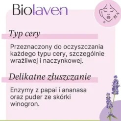 Biolaven, peeling enzymatyczny do twarzy, 45 ml