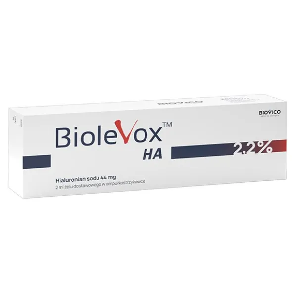 Biolevox HA 2,2%, 2 ml, żel dostawowy, 1 ampułko-strzykawka