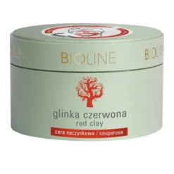 Bioline, glinka czerwona, cera naczynkowa, 150 g