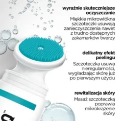 Bioliq Clean, oczyszczający żel do mycia twarzy z peelingującą szczoteczką, 125 ml
