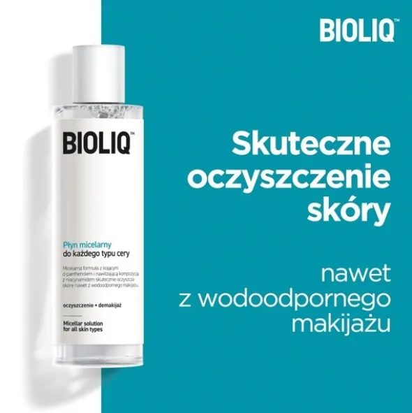 Bioliq Clean, płyn micelarny do każdego typu cery, 200 ml