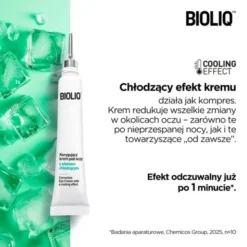 Bioliq, korygujący krem pod oczy z efektem chłodzącym, 10 ml