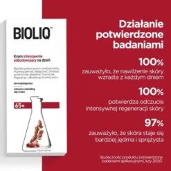 Bioliq 65+, krem intensywnie odbudowujący na dzień, 50 ml