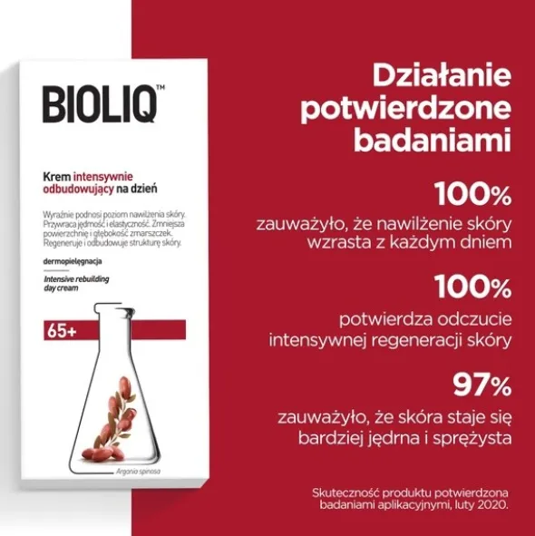 Bioliq 65+, krem intensywnie odbudowujący na dzień, 50 ml