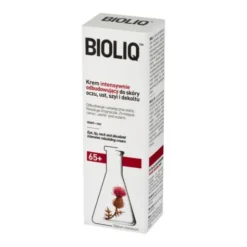 Bioliq 65+, krem intensywnie odbudowujący do skóry oczu, ust, szyi i dekoltu na dzień/noc, 15 ml