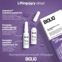 Bioliq Pro, neuropeptydowe ampułki liftingujące, 7 x 1,5 ml