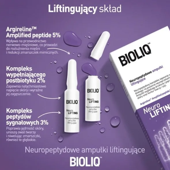 Bioliq Pro, neuropeptydowe ampułki liftingujące, 7 x 1,5 ml