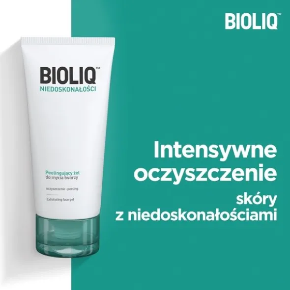 Bioliq Specialist Niedoskonałości, peelingujący żel do mycia twarzy, 125 ml