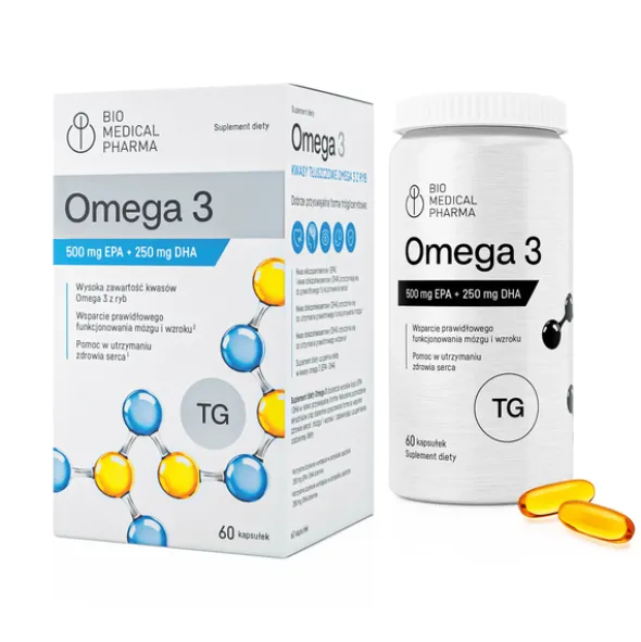 Bio Medical Pharma Omega 3, kapsułki, 60 szt.