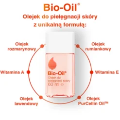 Bio-Oil, olejek specjalistyczny na rozstępy i blizny, 60 ml