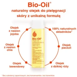 Bio-Oil, specjalistyczny olejek do pielęgnacji skóry, na blizny i rozstępy, 200 ml