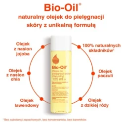 Bio-Oil, specjalistyczny olejek do pielęgnacji skóry, na blizny i rozstępy, 125 ml