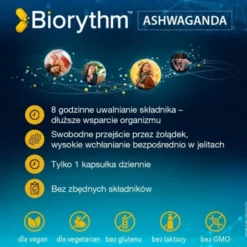 Biorythm, Ashwagandha, kapsułki, 30 szt.