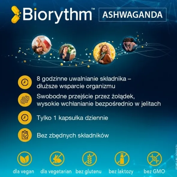 Biorythm, Ashwagandha, kapsułki, 30 szt.