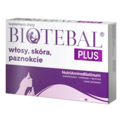 Biotebal PLUS włosy, skóra, paznokcie, tabletki, 40 szt. (30 szt. + 10 szt.)