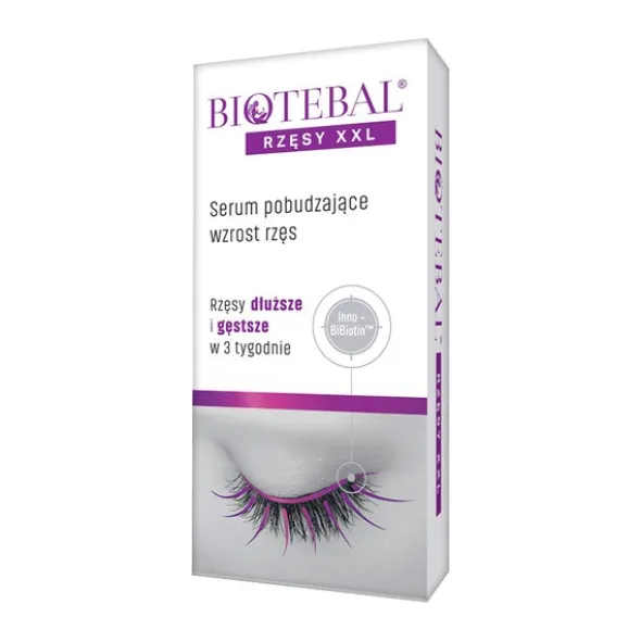 Biotebal rzęsy XXL, serum pobudzające wzrost rzęs, 3 ml