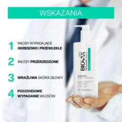 Biovax Trychologic Wypadanie, szampon do włosów i skóry głowy, 200 ml