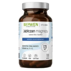 Biowen Jabłczan magnezu z witaminą B6, kapsułki, 100 szt.