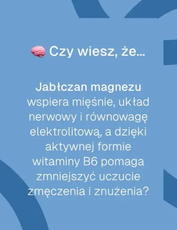 Biowen Jabłczan magnezu z witaminą B6, kapsułki, 100 szt.