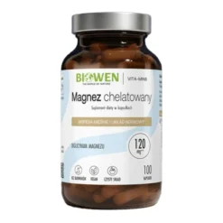 Biowen Magnez chelatowany - diglicynian magnezu, kapsułki, 100 szt.