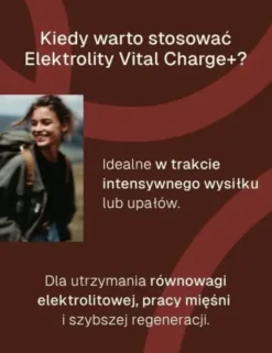 Biowen Vital Charge+ Elektrolity, proszek, smak malinowy, 250 g