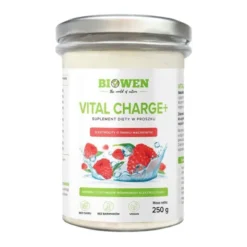 Biowen Vital Charge+ Elektrolity, proszek, smak malinowy, 250 g