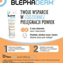 Blephaderm, łagodzący krem na powieki i okolice oczu, 40 ml